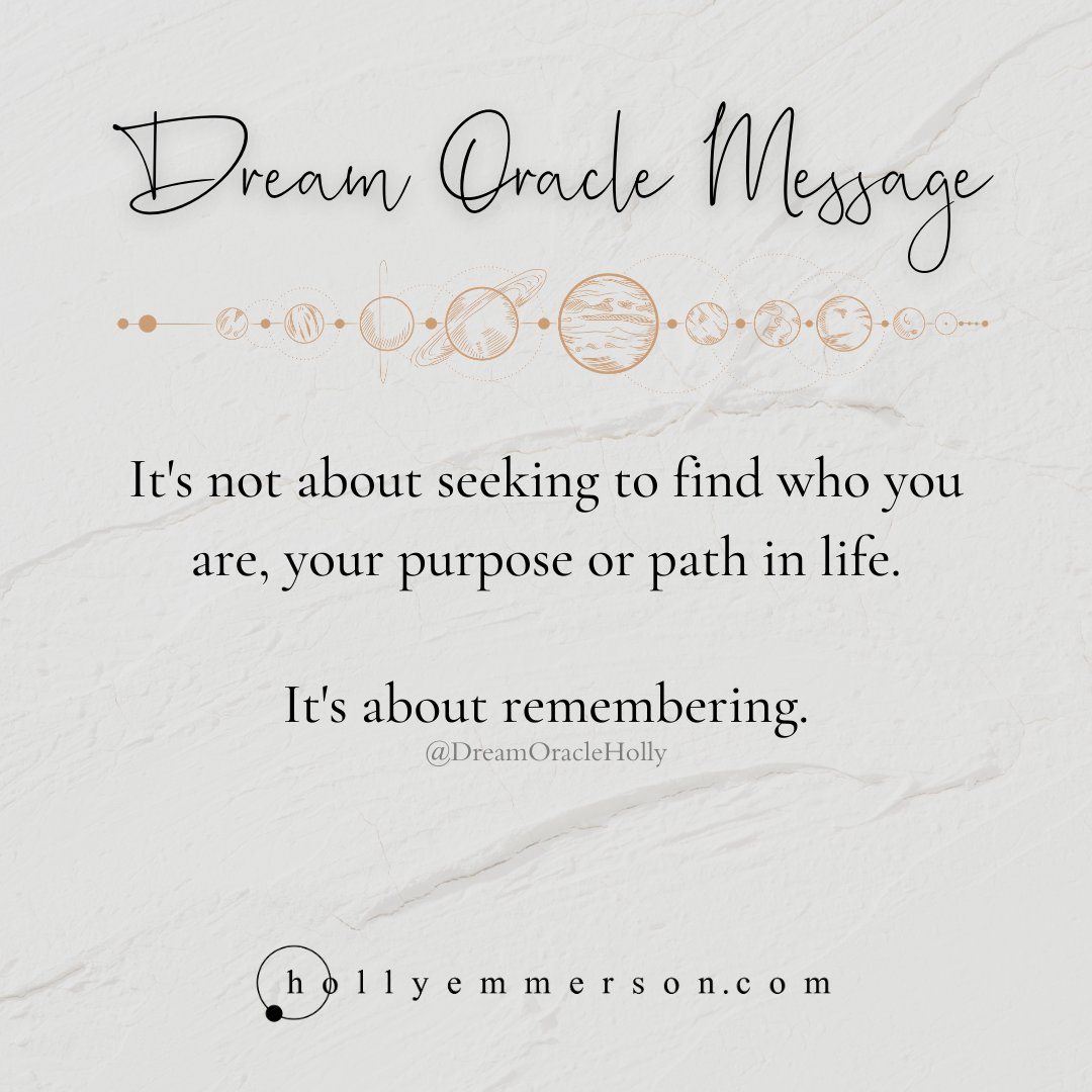 Dream_Oracle's tweet photo. When we shift our energy from going outwards to "seek" and shift it to move inwards to "remember" - the game changes!

Nothing is outside of us, it's all within and all we have to do is remember. https://t.co/O5peHkDmy0