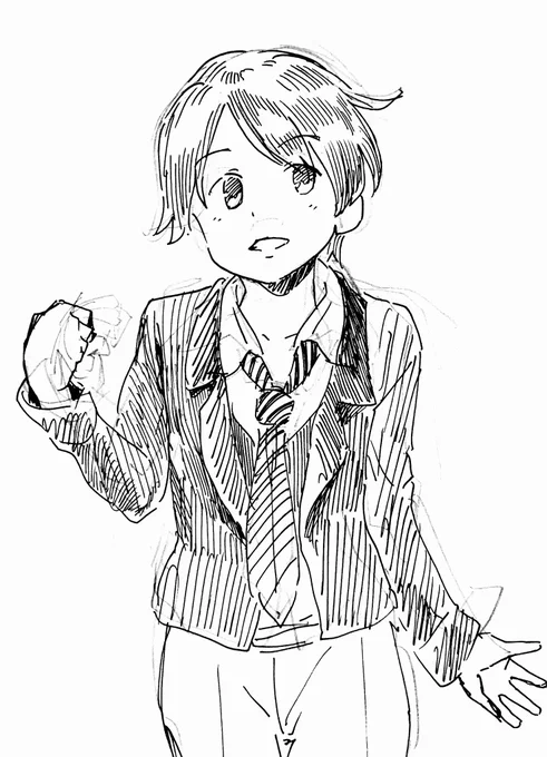 もがみん何か描いたのないかと思ったけど謎ラフばかりだった。 