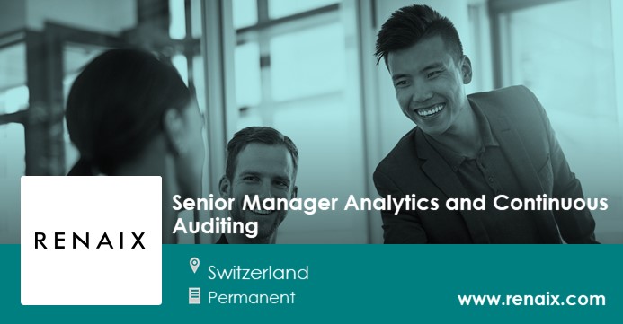 RenaixRec's tweet photo. Hiring Senior Manager Analytics and Continuous Auditing: https://t.co/ayhFAjiWUS

#Audit #ITAudit #ACL #Saphana #SeniorManagerAnalytics #Analytics #ArtificialIntelligence #DataAnalytics #InternalAudit #InternalAudit #DataAnalyticsManager #MicrosoftPowerBI #Switzerland #Renaix https://t.co/E0ocTgWVIY