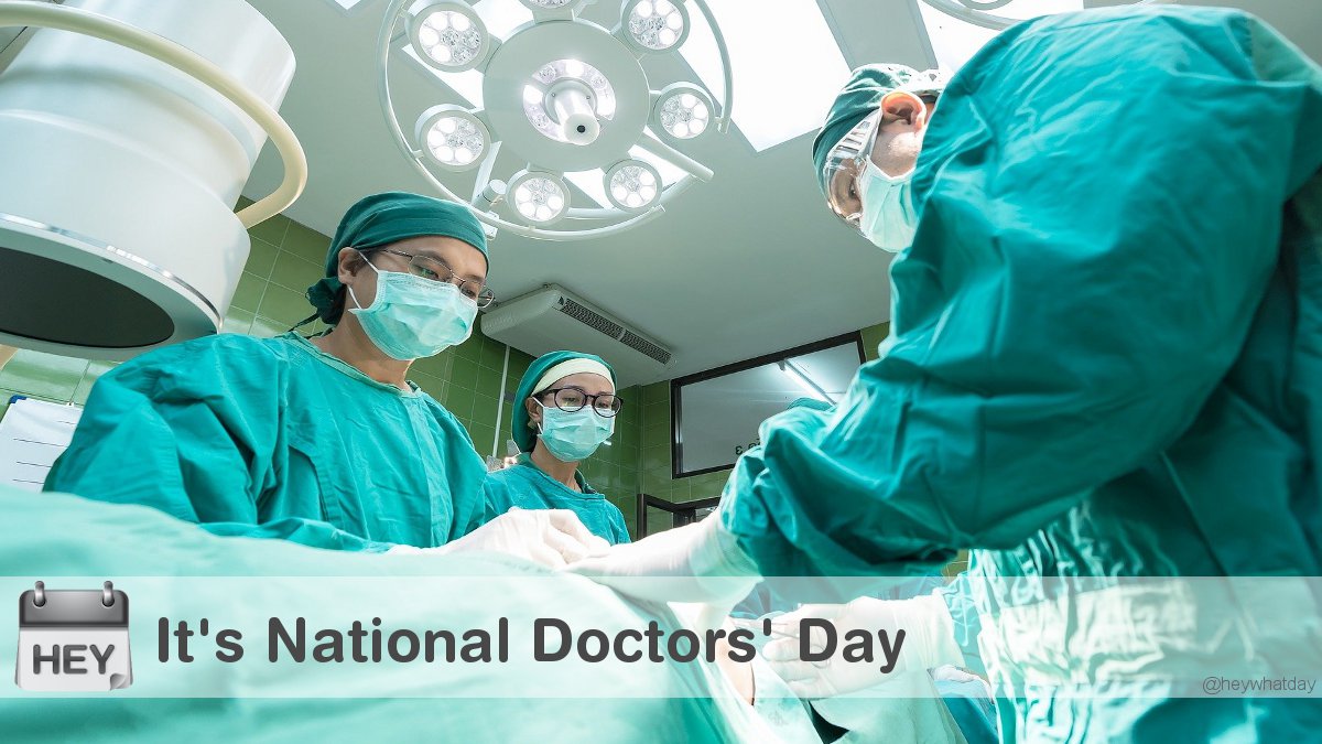 It's National Doctors' Day! 
#NationalDoctorDay #DoctorsDay #Medicine