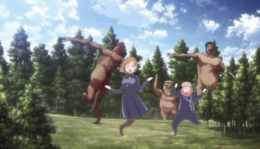 animeroto's tweet photo. I think I’m watching the wrong anime... https://t.co/gXhzwFk80E