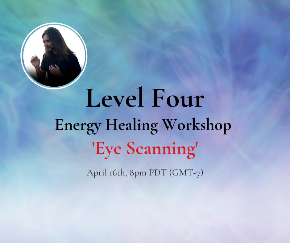 patricksanfran's tweet photo. For all my Level 3 Healers who have not yet taken Level 4, here's your chance to learn "eye scanning!"
https://t.co/fTGJ3dkW5l

#patricksanfrancesco #energyhealer #humanitarian #thefirstprinciple #healer #energyhealing #energy #advancedhealing #level4 #eyescanning https://t.co/syt5xrle35