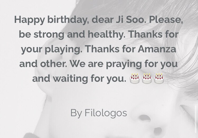 ActorJisooIntl's tweet photo. We now have some Birthday wishes on the website! Please don’t forget to add your birthday wishes https://t.co/xJcnKY3kwt #birthday #actorjisoobirthdayweloveyou https://t.co/aS3LraUUCd