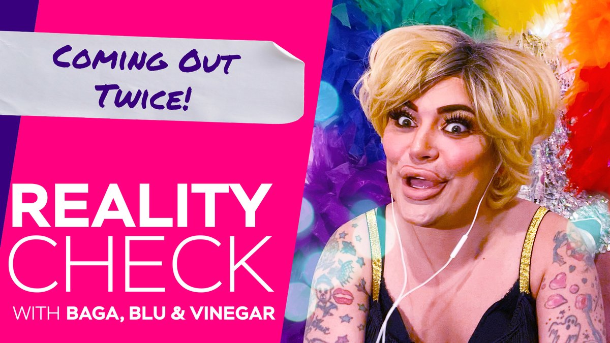 YahooRealityUK's tweet photo. Who supported you when you came out? @ChipShopBird @BluHydrangea_ and @TheOnlyVinegar talk about coming out, how their families reacted, and who saw them first in drag: https://t.co/N5wr9PuwgO via @YahooUK #YahooRealityCheck #DragRace #DragRaceUK https://t.co/sJ1s5wA4xy