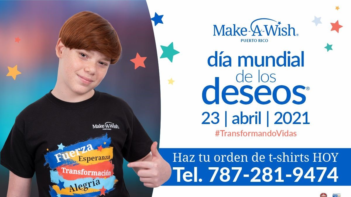 ¡No te quedes sin la tuya! Se parte del Dia Mundial de los Deseos el viernes, 23 de abril. Llámanos al 787-281-9474 o consiguela en <a href="/casa_norberto/">Casa Norberto</a> en Plaza Las Américas. ¡Contamos contigo!