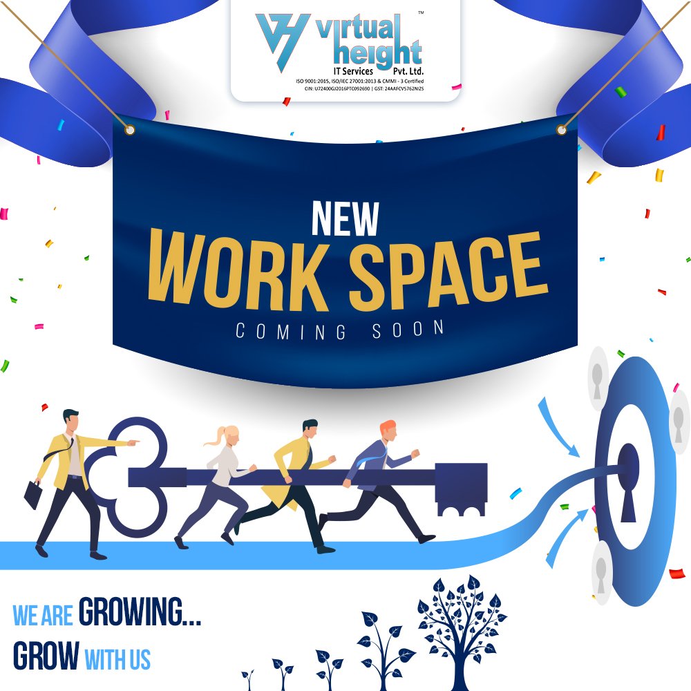 web30_india's tweet photo. We are proud to announce that due to our remarkable growth in Virtual Height IT Services Pvt. Ltd., We are adding a new location on April 19.
Come help us celebrate #TheBigMove!
Stay tuned,
Coming soon!
.
.
#NewWorkSpace #NewOffice #Opening #CoomingSoon #LifeAtVirtualHeight https://t.co/bH0ACIaNYd