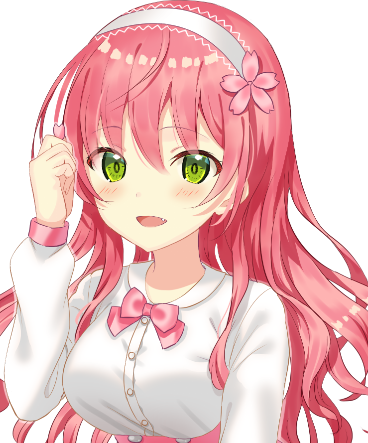 「「ねぇ見て見て 桜が綺麗だよ?」 」|東城みなのイラスト