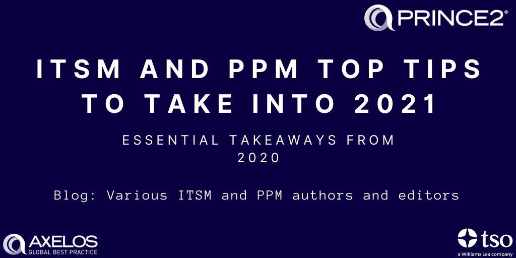#ITSM and #PPM top tips to take into 2021. This blog has been a favourite amongst ITSM and PPM professionals and is highly recommended reading if you haven't yet. #projectmanagement

Read it here: ow.ly/I0l750Ec3cS