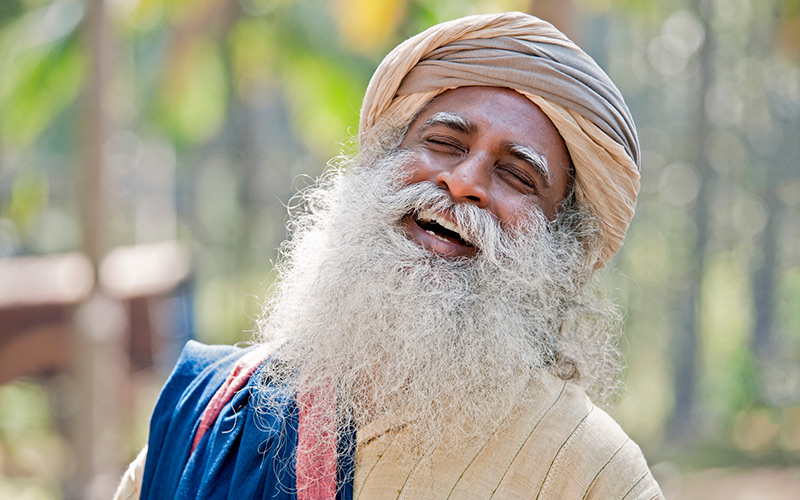 SadhguruJV's tweet photo. If you learn to laugh at your own stupidity, all your rubbish will turn into manure very fast. And manure is good for growth. #SadhguruQuotes https://t.co/hGDC1rEG01