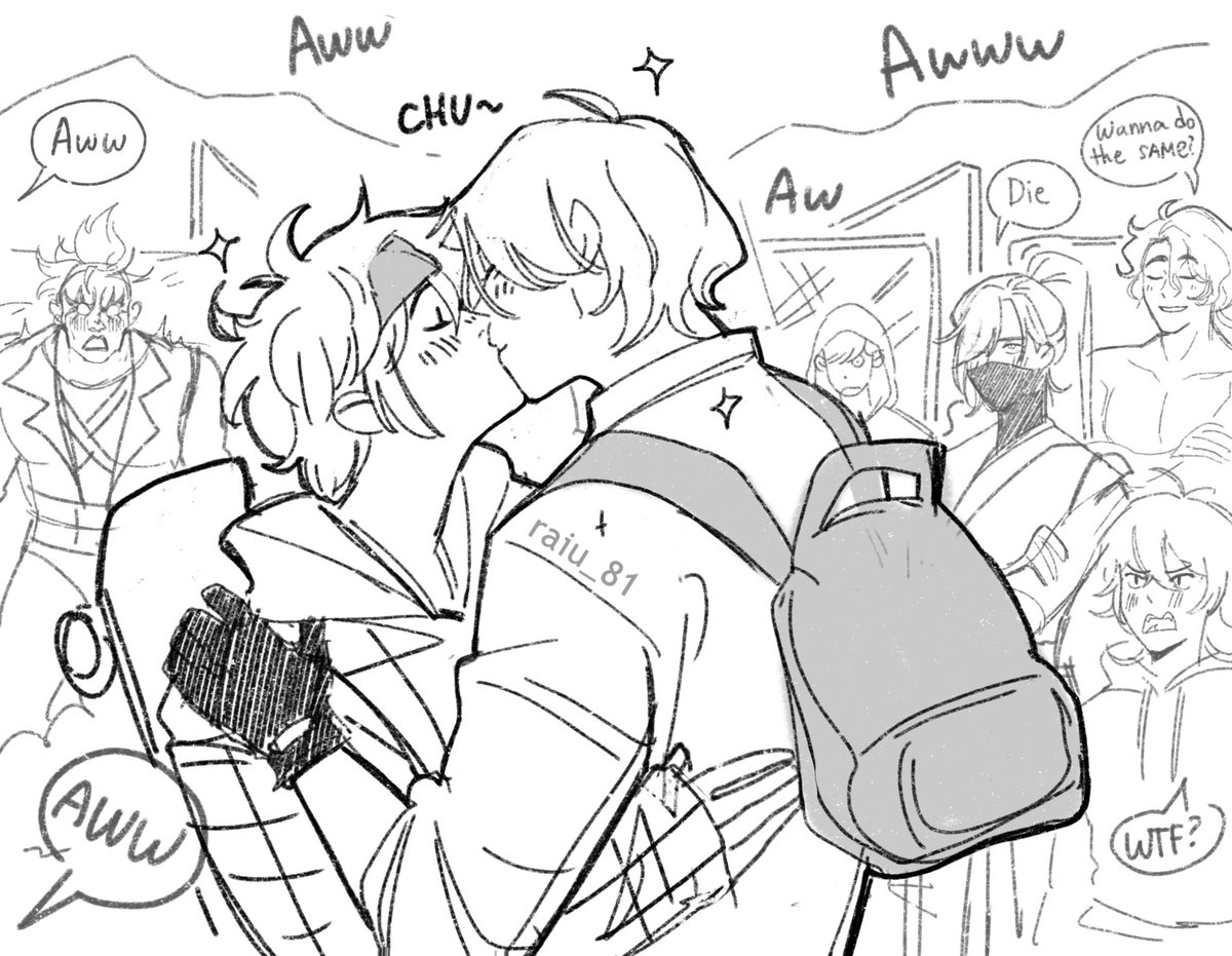 here's my first offering to this fandom 🧎🏻‍♀️ 

if you know this vine you know 
#sk8 #renga 