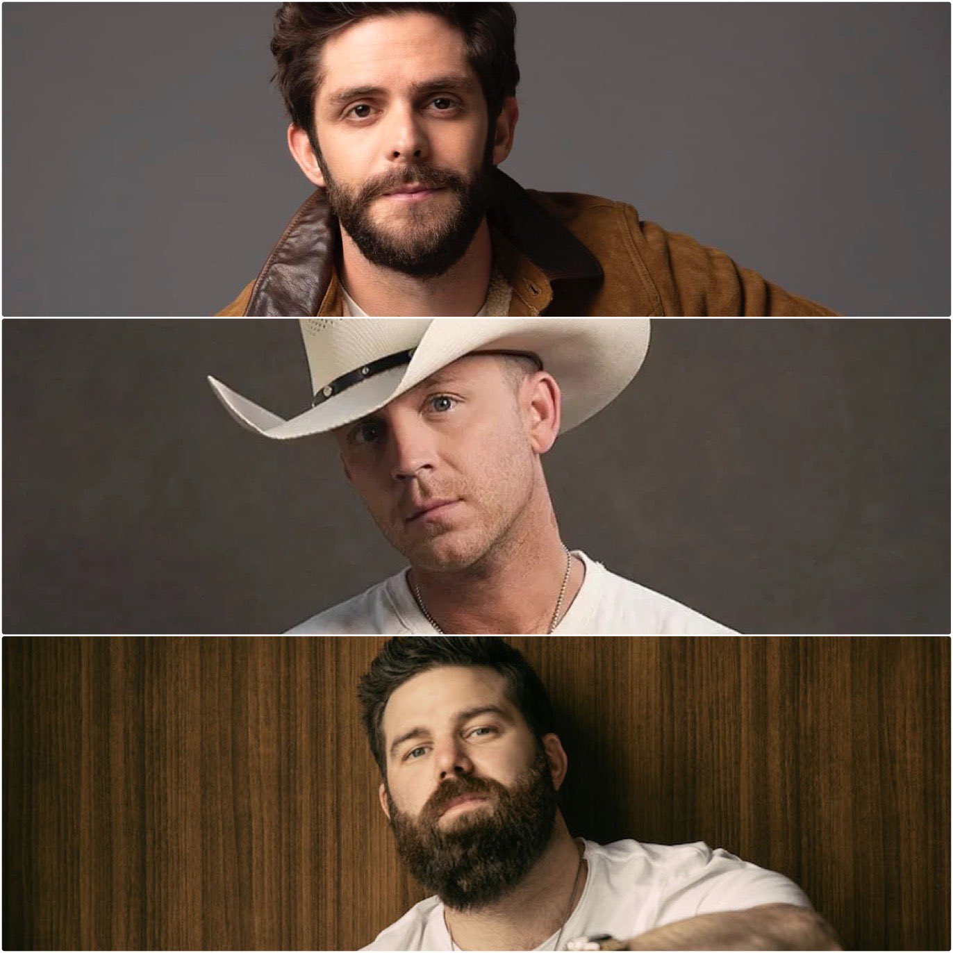 Happy birthday to Thomas Rhett, Justin Moore and Jordan Davis.  