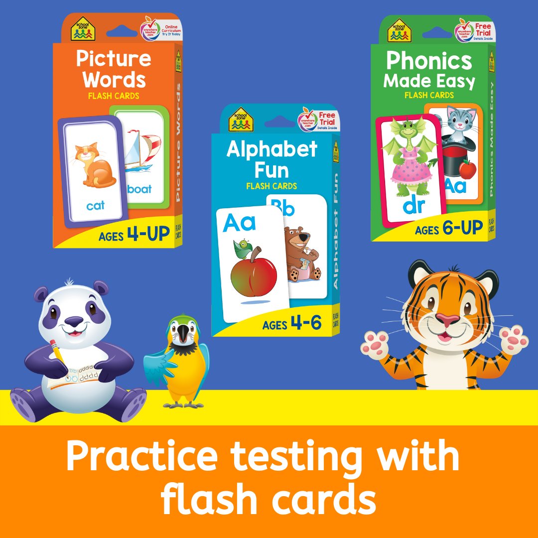 Practice testing with flash cards is one of the most effective learning techniques available. 

Which flash card sets are your child's favorite to use?

Shop Flash Card Sets qoo.ly/3bgjj6
