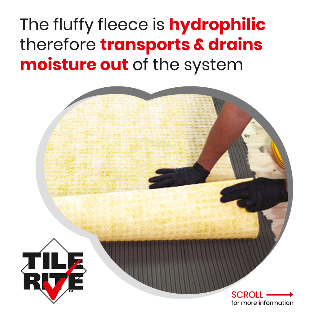 RiteTile's tweet photo. Want to prevent your newly laid tiles from tenting &amp; cracking? Use Pro+Mat a state of the art anti fracture mat for use under tiled floors.
https://t.co/iZXLMVytx1

#tiler #tiledfloor #flooring #tileflooring #tiles #tilerite #tileaccessories #tiling #tilestyle #tilework #promat https://t.co/L3XUOJAxGO