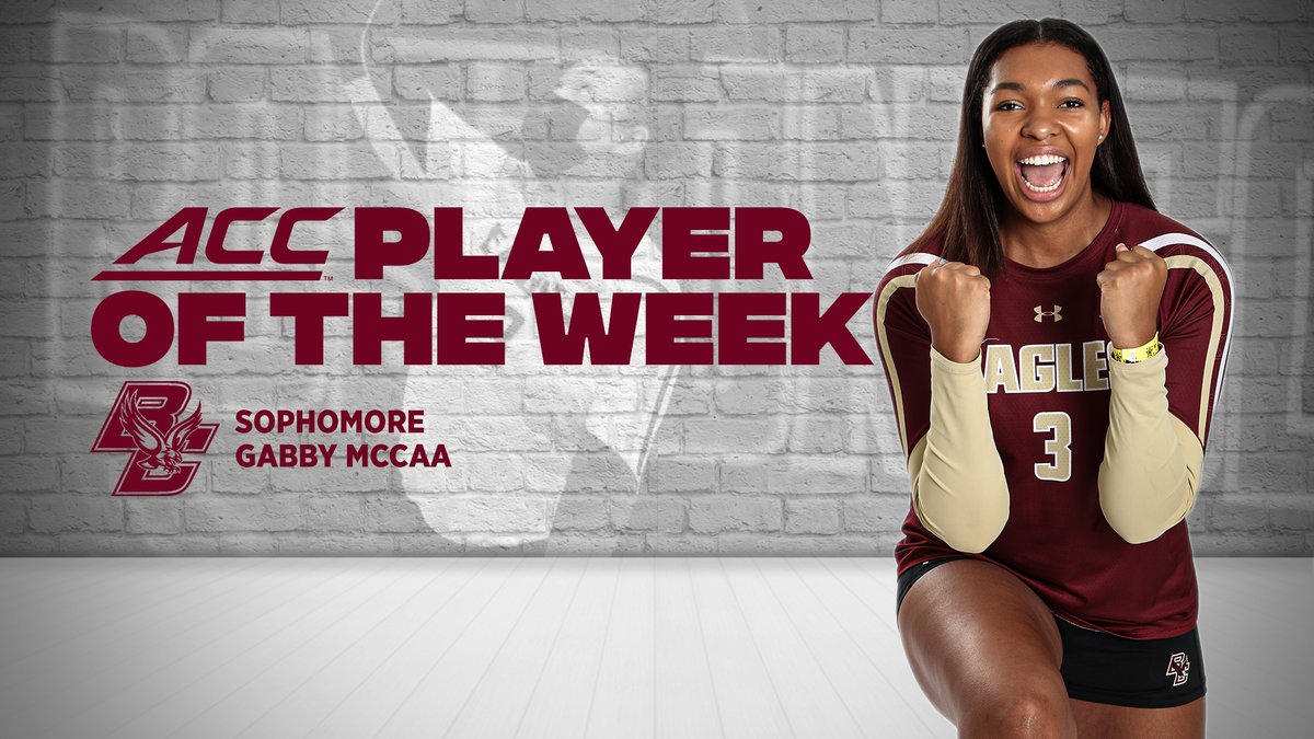 BC_Volleyball's tweet photo. ⓅⓁⒶⓎⒺⓇ ⓄⒻ ⓉⒽⒺ ⓌⒺⒺⓀ
Sophomore middle named ACC Co-Player of the Week.

#BCVB🏐 // #ForBoston🦅
📝➡️ https://t.co/Eo1fTh00jq https://t.co/QcvmtszjSD
