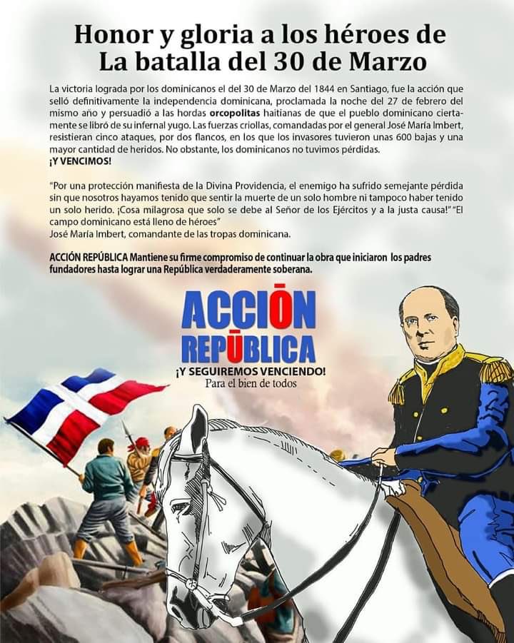 @uers_rd ..Hoy  celebramos la batalla del 30 de Marzo, nuestra historia.

#historiapatria
#batalla30demarzo
#estamoscambuando