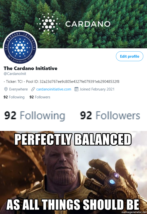 (Retired) TCI 👋 Cardano Initiative Stake Pool tweet media