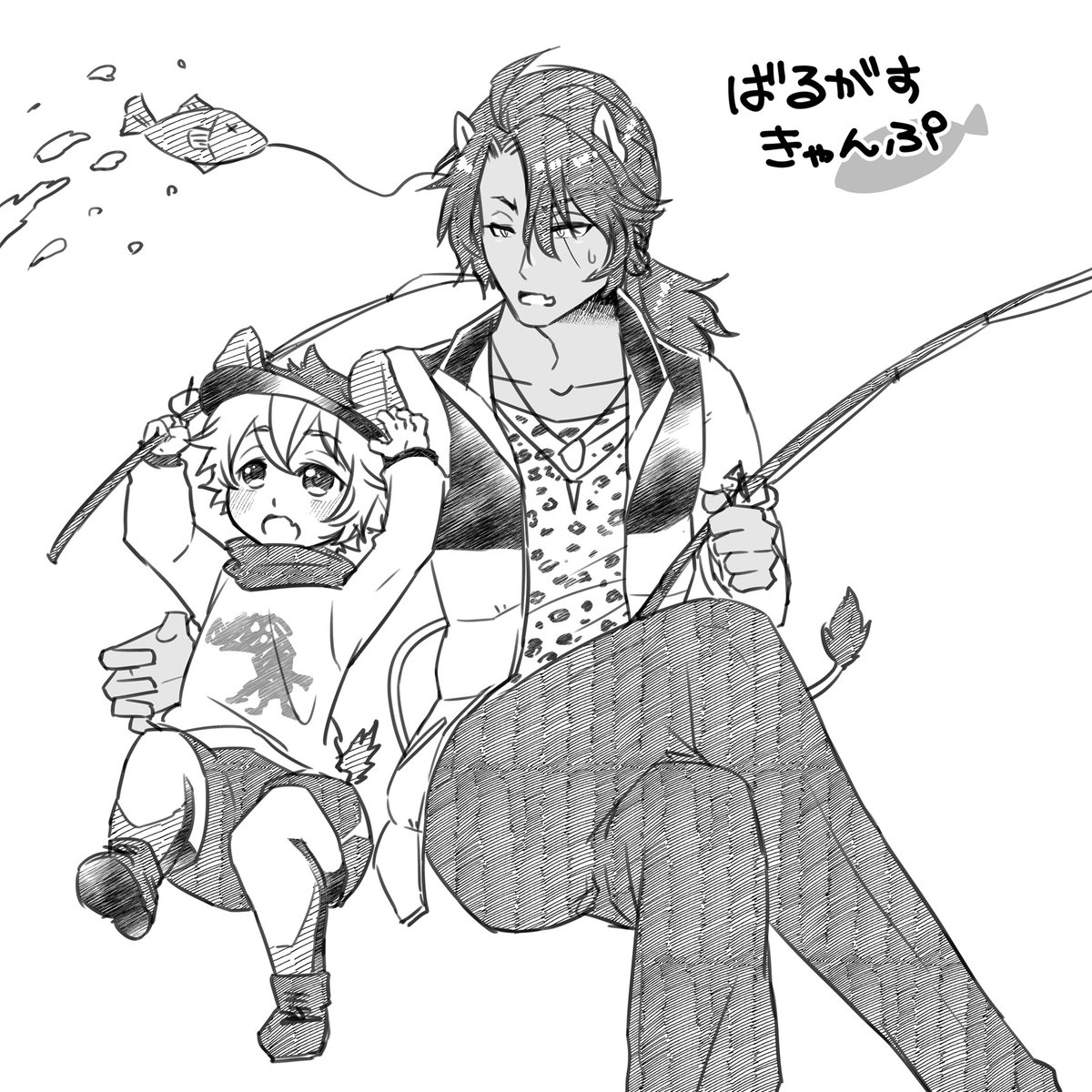 #今月描いた絵を晒そう 
#twst_BL レオラギ
※※年齢操作注意※※

ショタ多め 