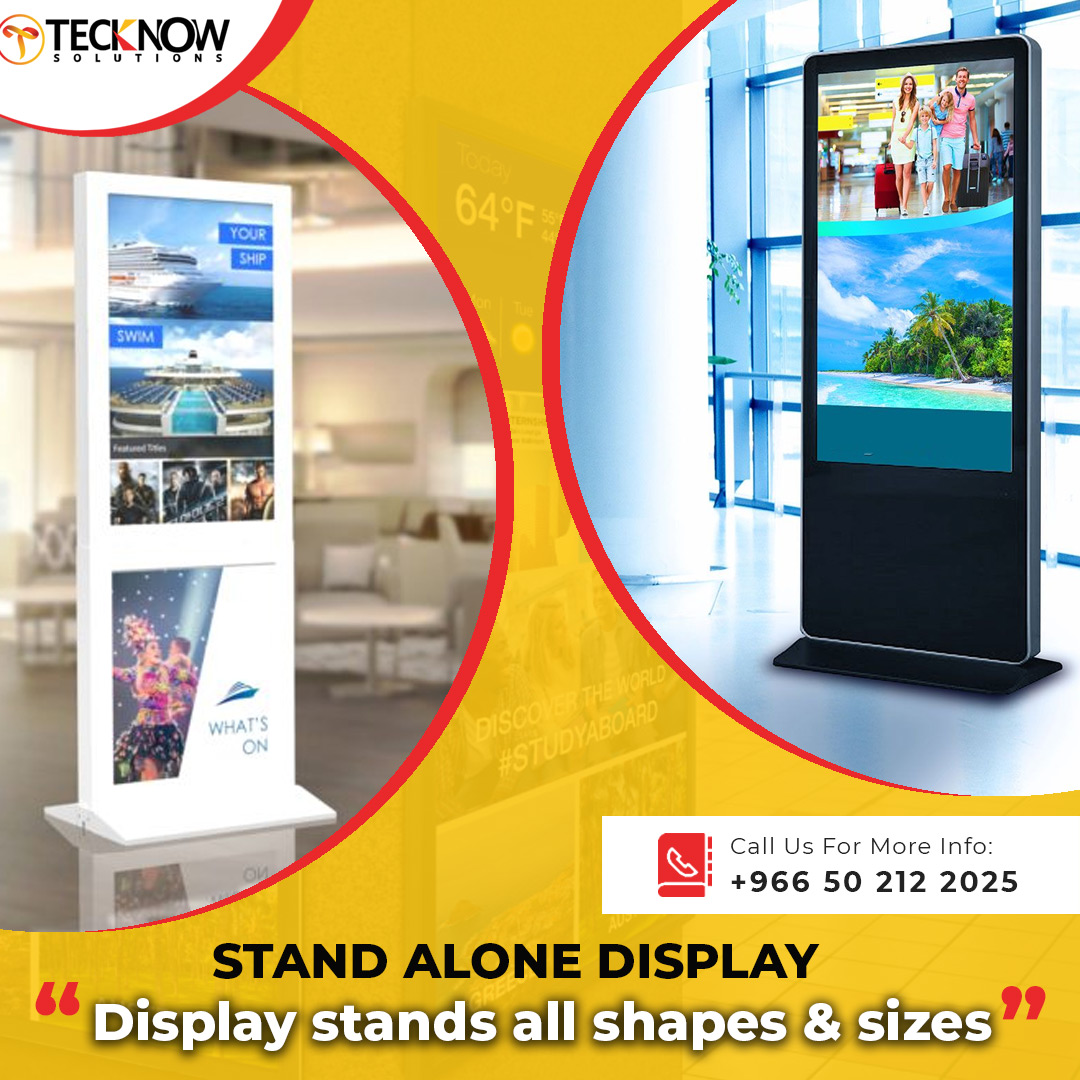 TECKNOWSolution's tweet photo. mytecknow
Tecknow Solutions Provide the best quality of Stand alone &amp; Way Finding display’s and services all over Saudi Arabia &amp; Riyadh
" Display Stands All Shapes &amp; Sizes Available"

For Enquiries kindly visit our website https://t.co/2tyrLnn8ph or

contact us +966 50 212 2025 https://t.co/wVKfHlhDq7
