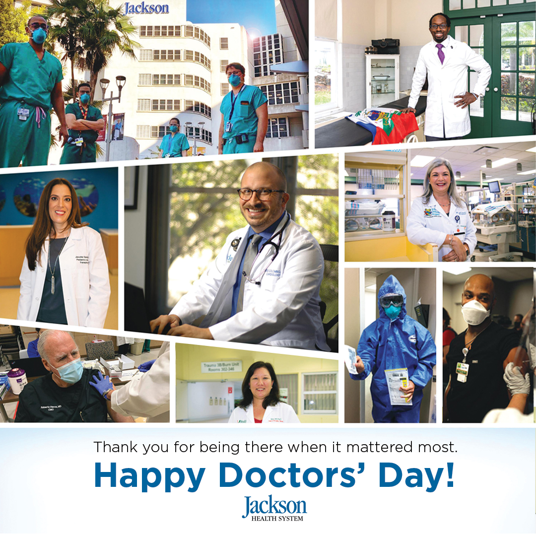 Last March, Miami reported its first case of #COVID19. No one could have imagined the year that followed. To all of our doctors - thank you, for your inspiring commitment, sacrifice, and dedication to help us through this unprecedented global health crisis. 

Happy #DoctorsDay!