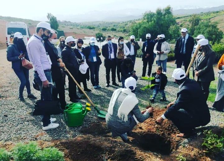 AtlasHigh's tweet photo. #Steering_Committee members of the #Multi_Stakeholder_Partnership (MSP) Project planted a #tree at the Akrich nursery on March 26, 2021. https://t.co/ITnOxkqJTw