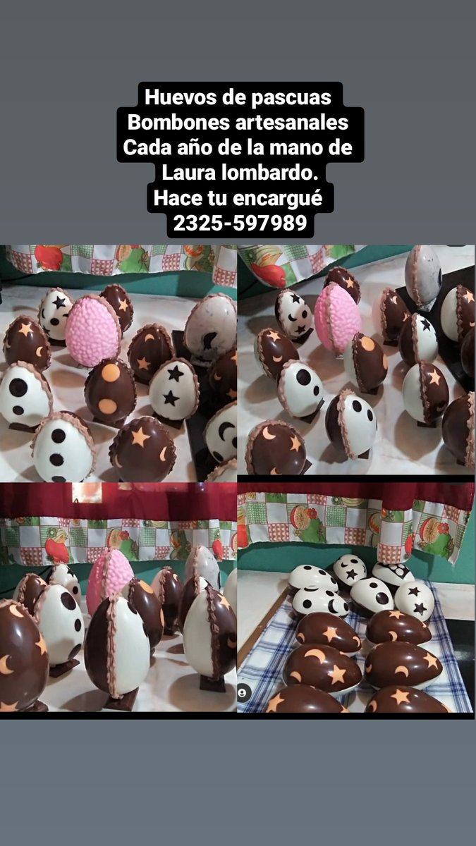 MumyyQ's tweet photo. @78Larita hace tu encargue para este finde semana de pascuas. Regala los más ricos de la ciudad.  Los que cada año ella hace con amor. Laura lombardo celu. 2325 597989 #SanAndresdegiles https://t.co/GFlx4zxSKl