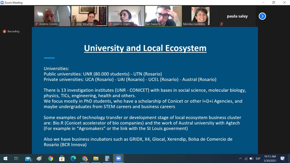 InnovacionUNC's tweet photo. ¡Hoy cierra el entrenamiento en la metodología i-teams!
Cada hub está presentando el diseño para desarrollar su propio i-teams.
@ShapersCordoba @Camiteams @Cambridge_Uni #3Cprogramme https://t.co/Qf0znyBfW3
