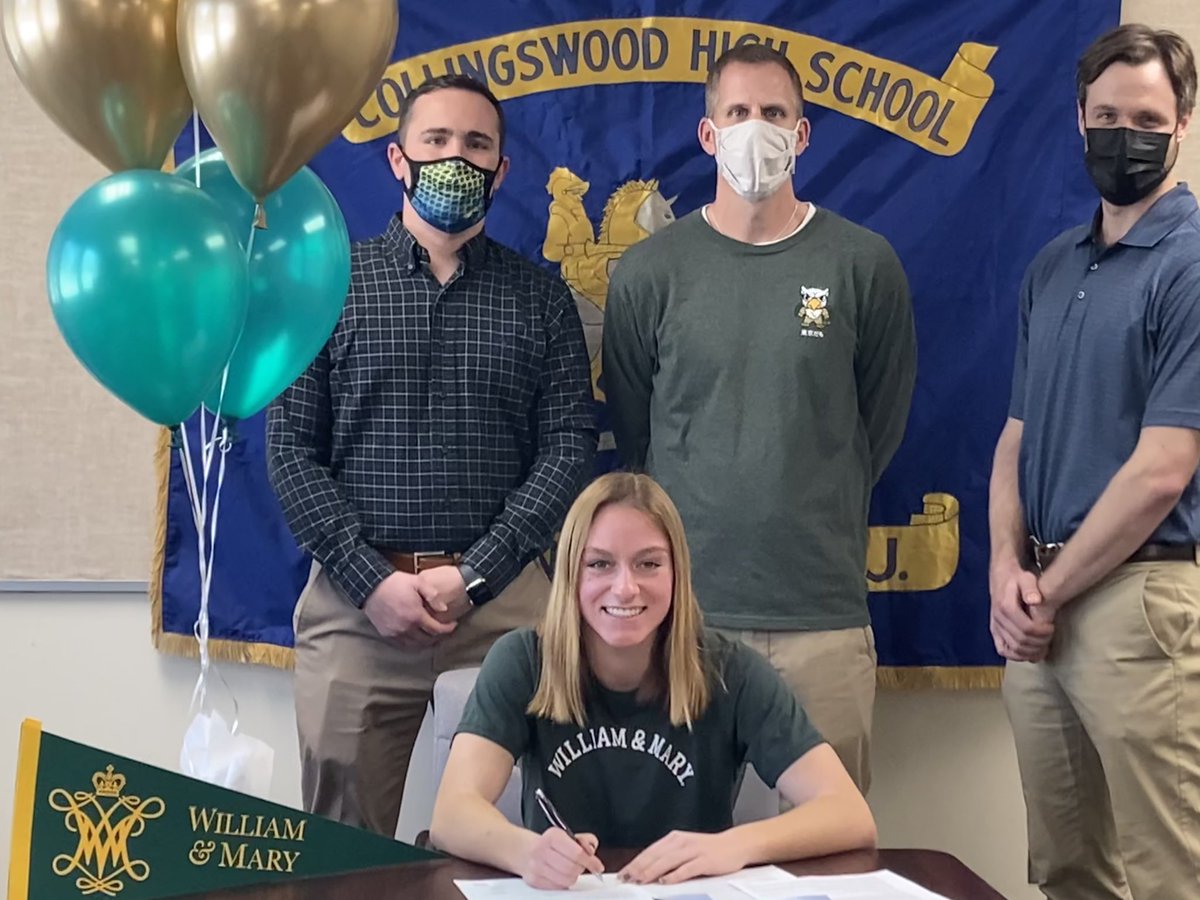 CHSAthletics9's tweet photo. Congratulations to Fiona Basewitz on signing to William &amp; Mary to continue her track and field career! Way to make Colls proud. https://t.co/D0sxc9Q9uw