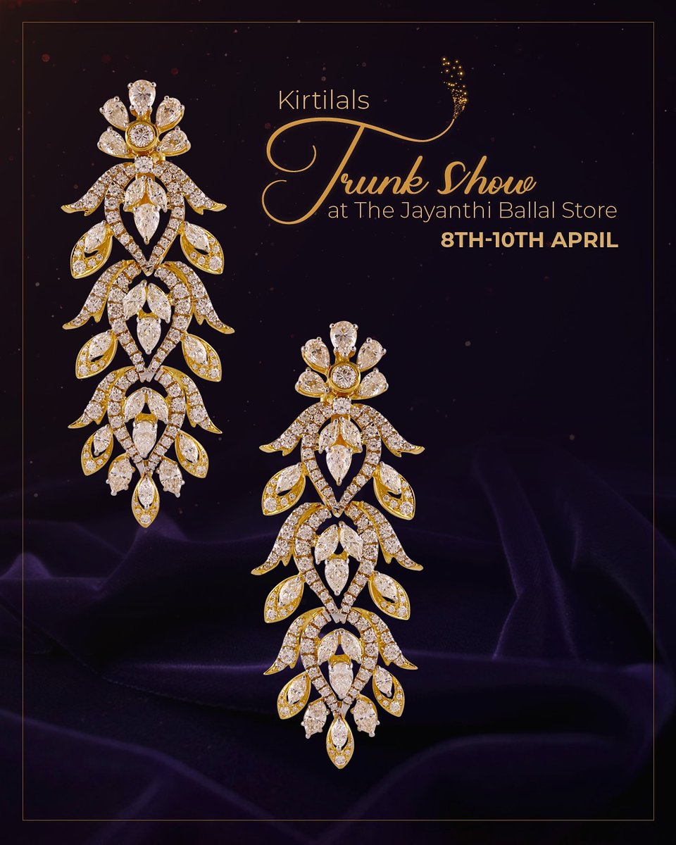 jayanthiballal's tweet photo. Don't miss the first ever event, The Kirtilals Trunk Show at yours truly The Jayanthi Ballal Store. 
Come visit us on 8th - 10th April from 10 am - 7pm.
See you all there!

#Jayanthiballal #Kirtilals @KirtilalsOnline #TheTrunkShow #Mysuru #Mysore #TheJewelleryShow https://t.co/maEdXeTl4Z