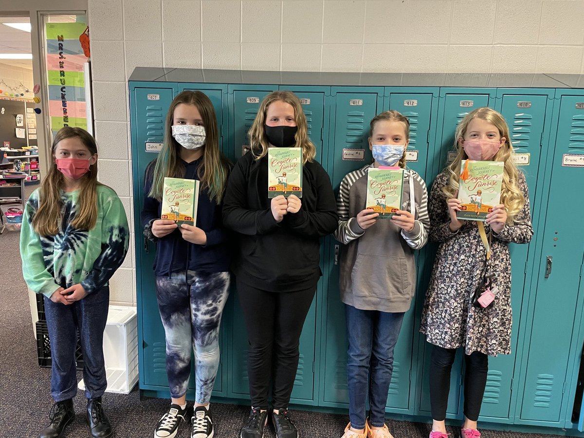 Book fair this week. Had a group of girls decide to create their own book club. #lifelongreaders ⁦<a href="/AESPanthers/">Aboite Elementary</a>⁩ ⁦<a href="/DanGemeinhart/">Dan Gemeinhart</a>⁩