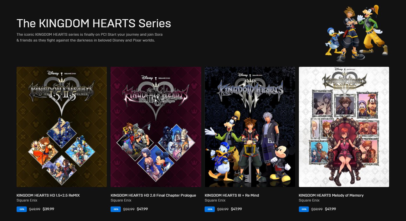 KINGDOM HEARTS HD 1.5+2.5 ReMIX  Download and Buy Today - Epic Games Store