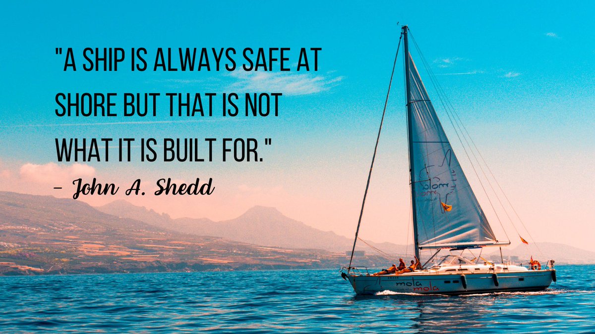 Go out and try new things, dare to dream, dare to fail and try again. #TuesdayThought