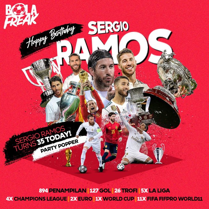 Happy Birthday, Sergio Ramos!

Momen apa yang paling kalian ingat tentang Ramos? 