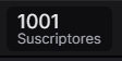 skain24's tweet image. 1001 Suscriptores en un año haciendo streaming, no tengo palabras. #SupportKing #NotAGame