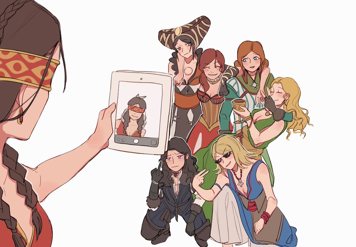 zhx_abibibi's tweet photo. And here we have northern sorceresses https://t.co/w38Pf9zEMM