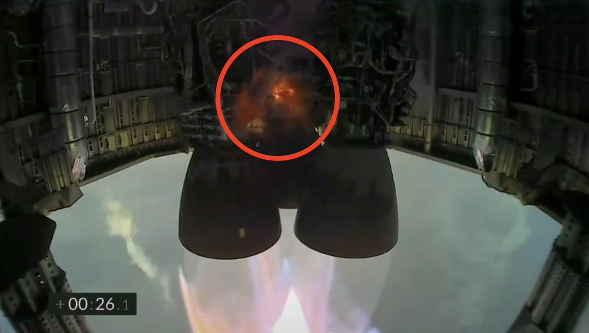 Was it normal to have this fire at this place around the boosters while going up? #SN11 <a href="/SpaceX/">SpaceX</a> <a href="/Erdayastronaut/">Everyday Astronaut</a> <a href="/elonmusk/">Elon Musk</a>