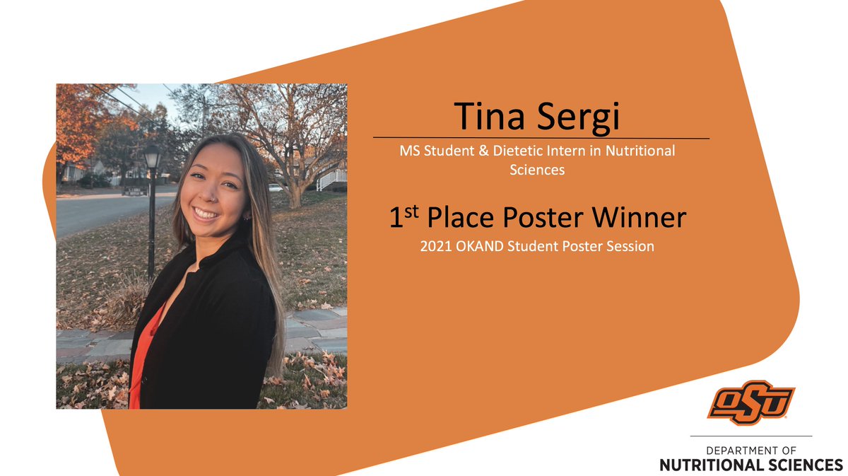 okstateNSCI's tweet photo. We are egg-cited to celebrate our students 2 days in a row!  This next group of a-maize-ing students are the first round of our award winners from the 2021 OKAND Annual Conference Student Poster Session. Congratulations!! https://t.co/78PshwkqVZ