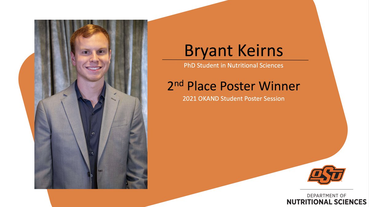 okstateNSCI's tweet photo. We are egg-cited to celebrate our students 2 days in a row!  This next group of a-maize-ing students are the first round of our award winners from the 2021 OKAND Annual Conference Student Poster Session. Congratulations!! https://t.co/78PshwkqVZ