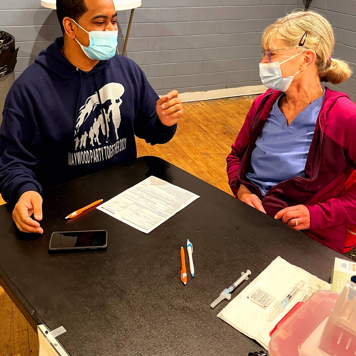 Thank you Maywood Park District and AgeOptions for bringing nearly 500 vaccinations to Maywood! Signup for vaccinations at vaccine.cookcountyil.gov If you experience any issues please let me know directly at nbooker@maywood-il.org or by calling 708.288.9115 #MAYWOODTOGETHER