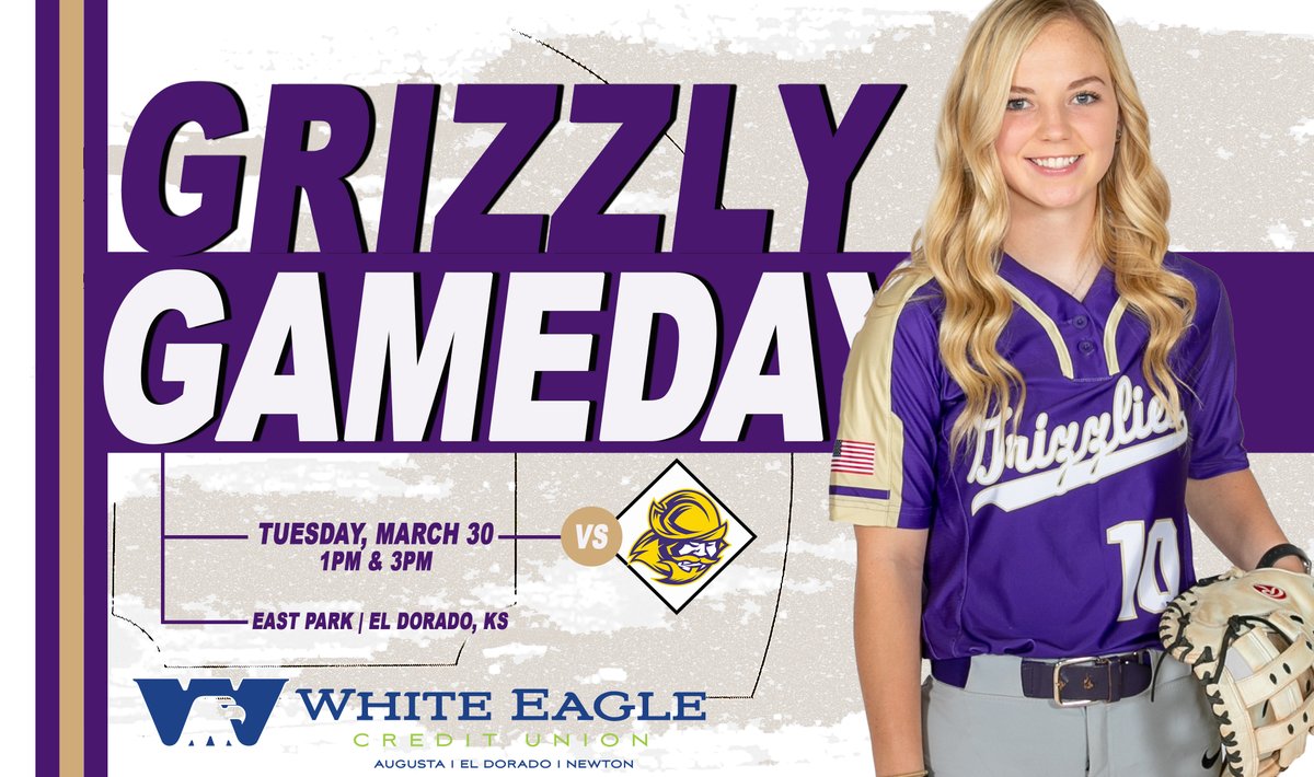 ButlerGrizzlies's tweet photo. 𝐆𝐀𝐌𝐄𝐃𝐀𝐘 🥎

🥎 No. 4 @BUCOSoftball (21-2, 10-0)
🆚 Dodge City (9-7, 4-4)
📅 March 30, 2021
⌚️ 1&amp;3pm
🏟️ East Park
📍 El Dorado, KS
💻 https://t.co/0uWmA8gEOK
📱 KJCCC Mobile App
📊 https://t.co/2SIjjoOsbV
🎟️ https://t.co/bQ12makcLJ
#⃣ #buconation https://t.co/oXQDC6SSeC