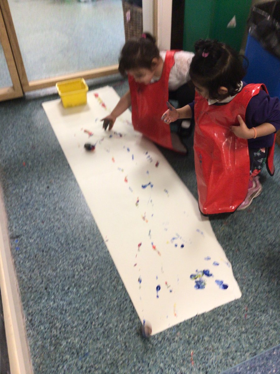 This week we have been exploring Easter.  We are so excited to share our learning with you!  Our favourite activity has been creating marks by rolling eggs in paint.  We have also been filling and emptying eggs and even sorting them into different colours! #eyfs