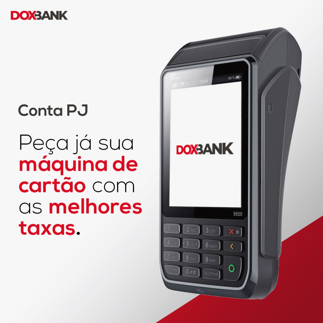 dox_bank's tweet photo. Olá empreendedor!!

Estamos com muitas novidades no DOXBANK.

Com as aberturas de conta PJ, você pode solicitar a maquina DOXBANK de cartão para a sua empresa com as melhores taxas.
Entre em contato agora mesmo!

#maquinadecartao #doxbankpj  #contadigital #cortaodoxbank https://t.co/rFcfUhkYQS