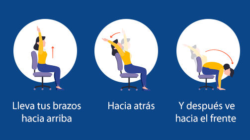 ABCcentromedico's tweet photo. El home office puede ser cansado y las malas posturas causar dolor en la espalda y extremidades. Date un break para hacer estos ejercicios que seguro calmarán tu mente y aliviarán tu cuerpo. #TipsABC #SaludABC https://t.co/3NQ0jo1GDZ