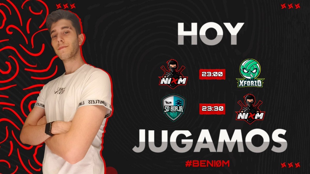 NiomEC_'s tweet photo. ¡Ninjas!
 
😎 Nuestros Ninjas de @NIOMBoys tiene 2 partidos importantes para sumar puntos en la clasificación.

🏆 #COPALOMOS
🆚️ @EsportsXforzo
⏰ 23:00

🏆 @aragonleague
🆚️ @SDBORJAesports
⏰ 23:30

https://t.co/3xMMQVDmNC

#BENIØM ㊙️ https://t.co/hyZ6qdfnB8