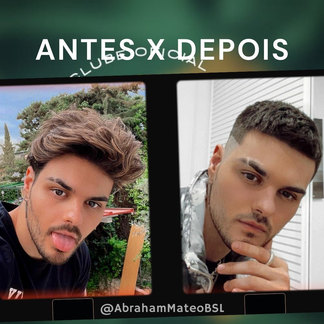 AbrahamMateoBSL's tweet photo. Olhem essa transformação!!! 🔥❤

@AbrahamMateo revelou através de seu Instagram que, além do novo corte de cabelo também lançará um NOVO SINGLE em breve. E aí, como está o coração? 😍 https://t.co/Ow7cM5XYPp