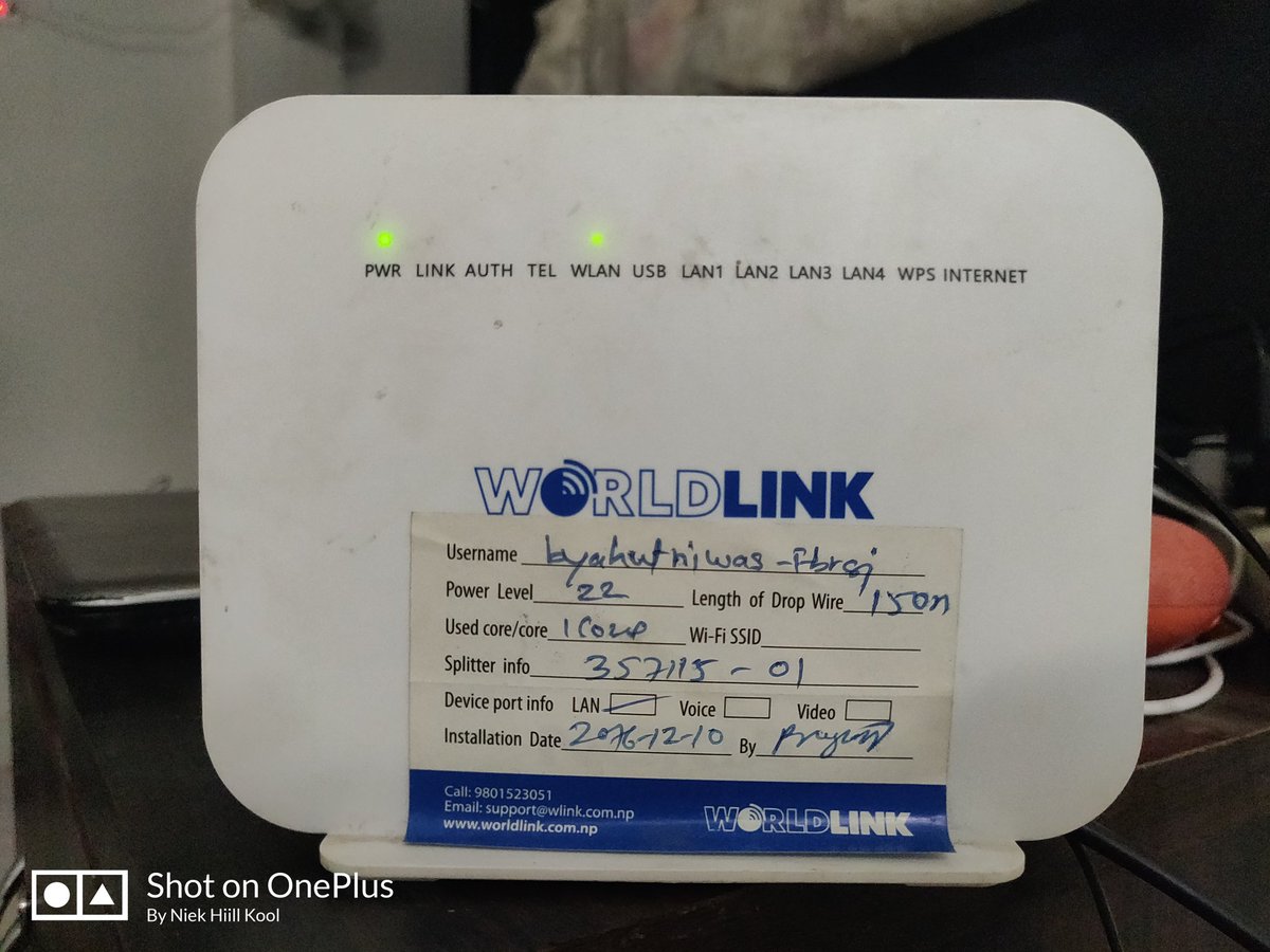 NiekHiillkool's tweet photo. It's been 3 days since my WiFi isn't working. What kind of service is this? @WLinkComm I have done everything to reach out for getting it done but you guys doesn't respond. And this isn't the first time.
#worstservice
#worldlink
#not_customer_friendly
#poorservice
#scammers https://t.co/0oI8O3OMFW