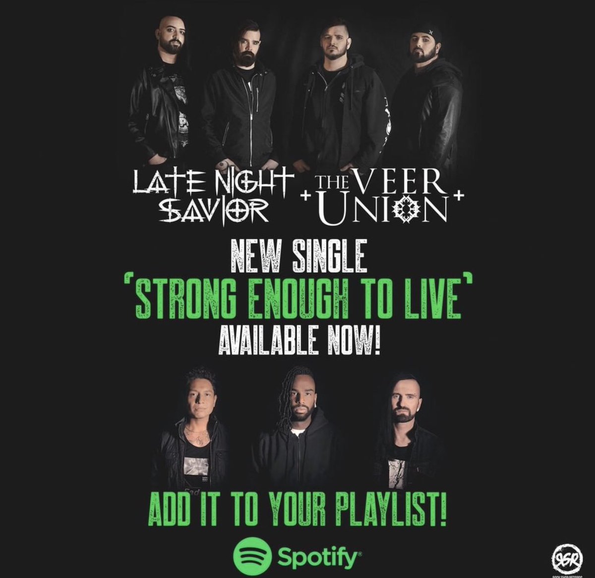 rockshoprecords's tweet image. Have you ADDED the NEW @latenightsavior SINGLE, “Strong Enough To Live” feat. @TheVeerUnion to your @Spotify Playlists? Don’t miss out, add it to your Playlists NOW! LINK IN BIO!
.
.
.
#latenightsavior #lns #theveerunion #veerunion #strongenoughtolive #spotify #altmetal