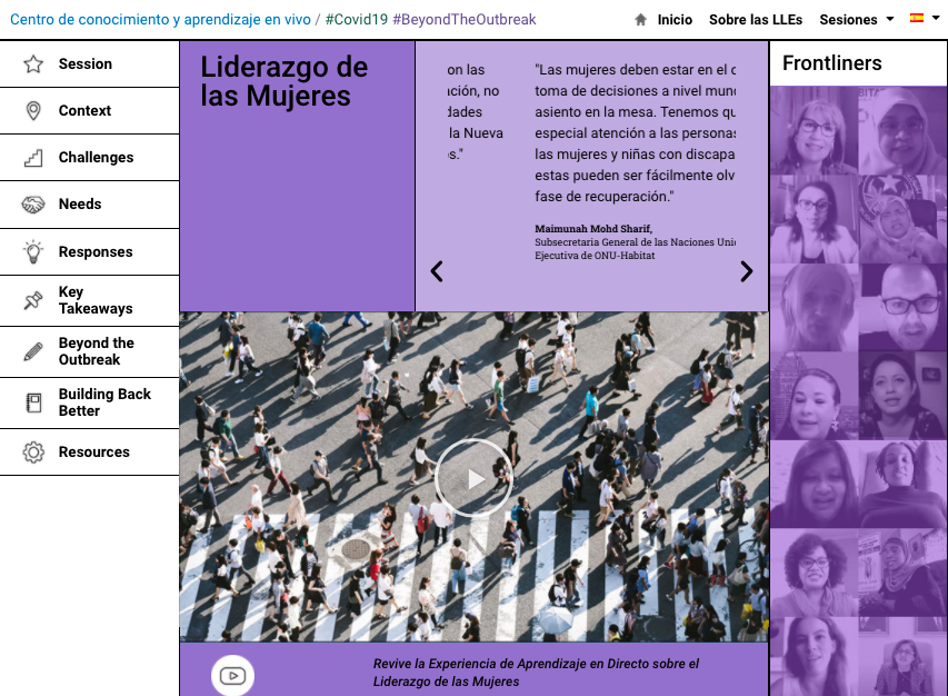 uclg_women's tweet photo. 🟣🟢 La recuperación económica y de la crisis debe suponer la transformación de los modelos existentes, hacia una economía feminista y de cuidados.
Revive nuestra sesión de aprendizaje en vivo #BeyondTheOutbreak🔗 https://t.co/HPkYxnZ1UF
#GeneracionIgualdad #Listen2Cities✨ https://t.co/R6Nat4gIKU