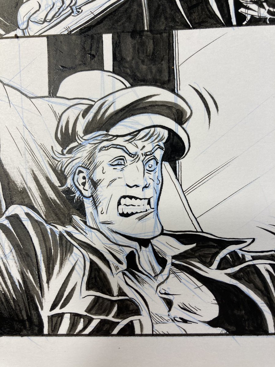 Doodle_Bags's tweet photo. “I’ve been spotted!!!” Calm down dude... #comicart #comicartist #comicinks #inking #inkingart #inkingartwork #inker #penandink #penandinkdrawing #characterart #characterartist #characterdesign #comicsgate #characterdesigner #drawing #indiecomics #indiecomicartist https://t.co/txfkLdp7B7