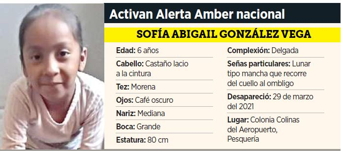 revistacodigo21's tweet photo. #AlertaAmber
Intensifican autoridades búsqueda de niña, Sofía Abigail González Vega, 6 años, raptada ayer por sujeto robusto, moreno, aprox. 35 años, en auto blanco, en Col. Colinas del Aeropuerto, Pesquería, Nuevo León #Mx #RT
#mtyfollow #reynosafollow #laredofollow #morosfollow https://t.co/mHhpQiMlIT