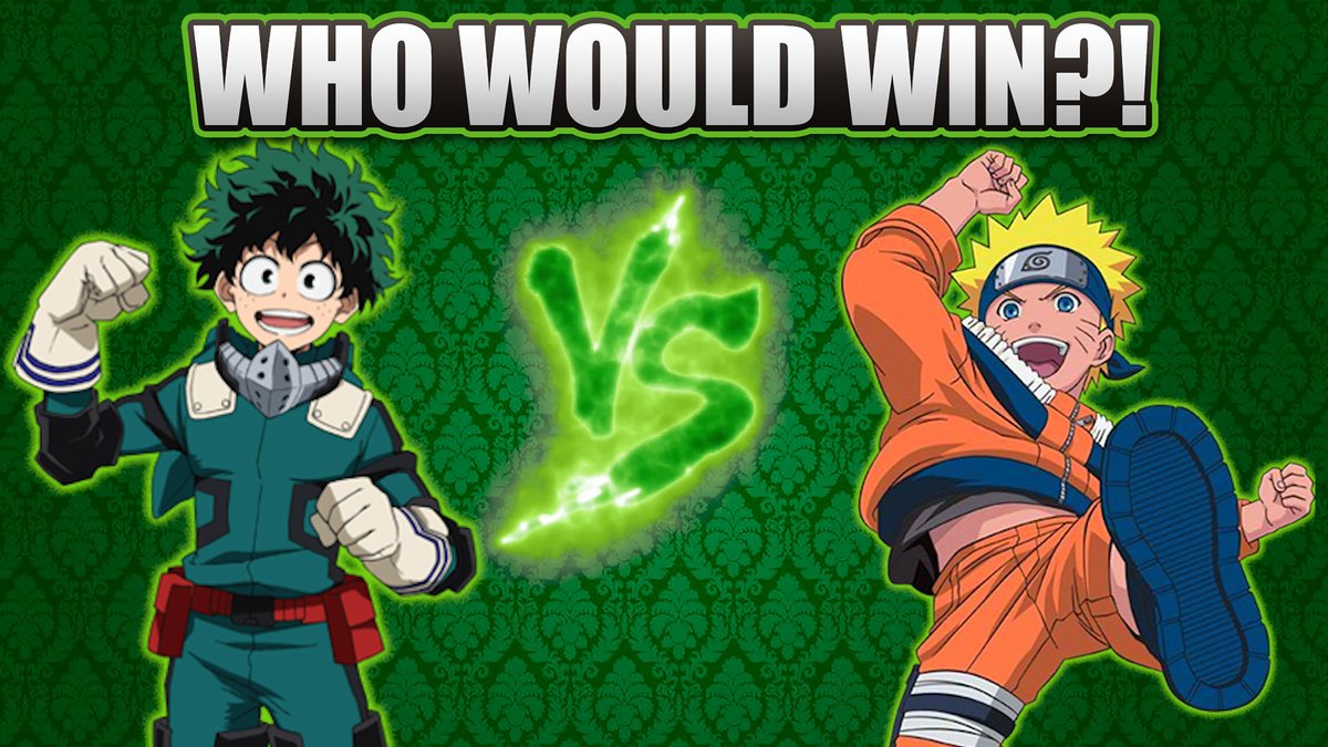 Anime's tweet photo. My Hero Academia’s Season 5 has begun! So, we got to ask: Deku vs. Naruto -- Who wins? Join Leo Rydel as he compares Naruto and Deku’s powers and abilities! Who is still standing in the end! Comment below! 💥 🍥: https://t.co/j0XamaW7Mf https://t.co/VqzOkrqi9A